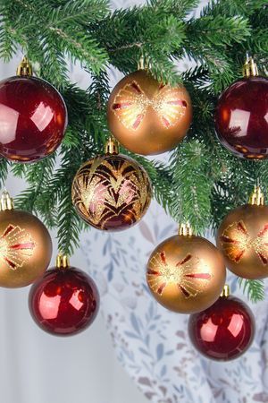 Набор ёлочных шаров ЯРКАЯ ФАНТАЗИЯ, пластик, 6 см, 9 шт., Winter Deco