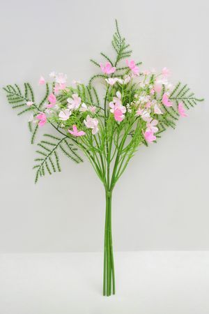 Искусственный букет ДЫХАНИЕ ЛЕТА, розовые и белые, 43 см, Summer Deco