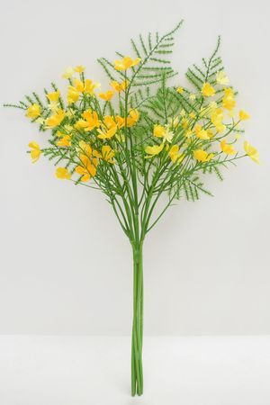 Искусственный букет ДЫХАНИЕ ЛЕТА, жёлтые цветы, 43 см, Summer Deco