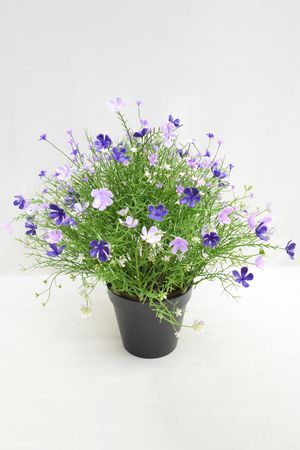 Искусственные цветы в горшке ИЮЛЬСКИЙ ПОЛДЕНЬ, сиреневые, 35 см, Summer Deco