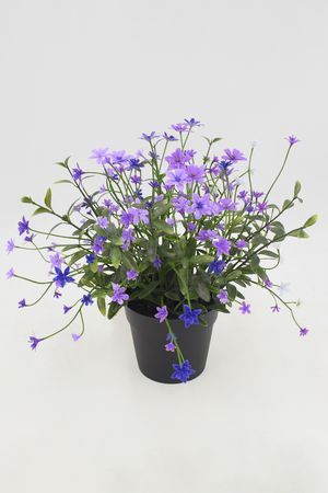 Искусственные цветы в горшке ОТТЕНКИ ФИОЛЕТА, 30 см, Summer Deco