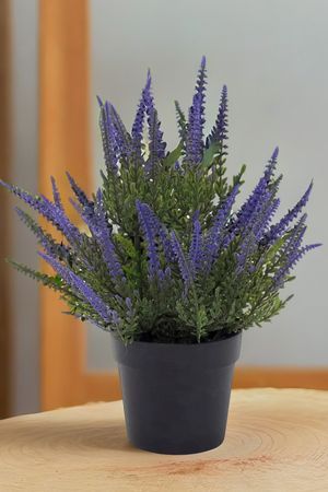 Искусственные цветы в горшке ВЕРЕСК, 23 см, Summer Deco
