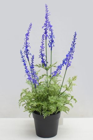 Искусственные цветы в горшке ЛАВАНДА, 39 см, Summer Deco