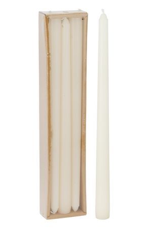 Набор столовых свечей КАЛЕ, айвори, 30 см, 6 шт., Koopman International