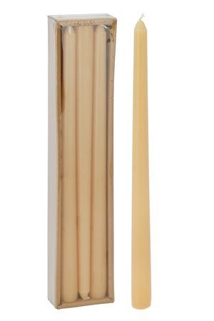 Набор столовых свечей КАЛЕ, янтарный, 30 см, 6 шт., Koopman International