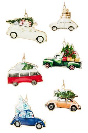 Набор ёлочных игрушек ПРЕДПРАЗДНИЧНЫЕ ХЛОПОТЫ, металл, 10 см, 6 шт., Koopman International