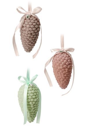 Набор ёлочных украшений ШИШКИ 'ЗИМНЯЯ ПАСТЕЛЬ', полипропилен, 6 см, 18 шт., Koopman International