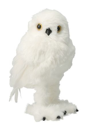Декоративная фигура СОВА БУША, искусственный мех, перо, 24 см, Koopman International