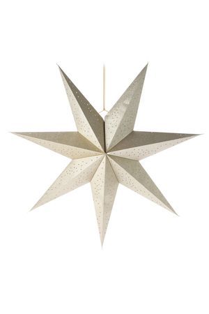 Декоративное подвесное украшение ЗВЕЗДА 'ЭСКОЛАН', бумага, золотая, 75 см, Koopman International