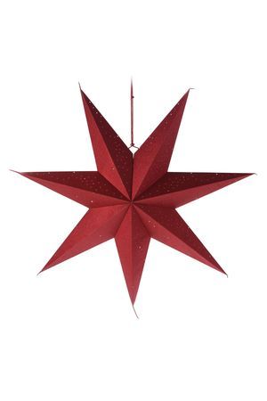 Декоративное подвесное украшение ЗВЕЗДА 'ЭСКОЛАН', бумага, красная, 75 см, Koopman International