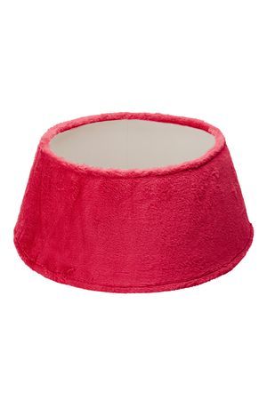 Юбка для декорирования основания ёлки РЕВЕНАН, текстиль, красная, 55 см, Koopman International