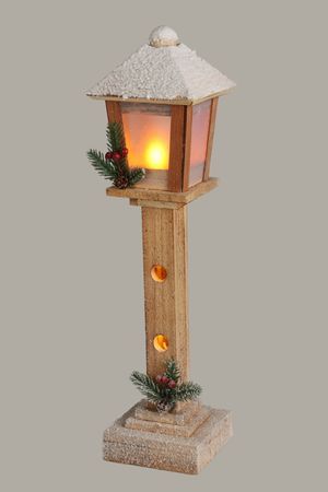 Декоративный светильник ЛАМЕШ, дерево, 52 см, тёплый белый свет, таймер, батарейки, Koopman International