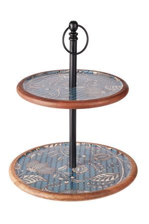 Сервировочная этажерка СКАЗОЧНЫЙ САД: ВЕЧЕР, дерево, 43 см, Koopman International