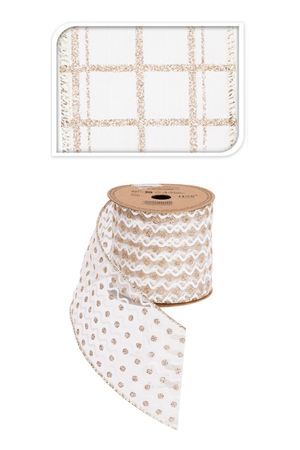 Декоративная лента АЭРЬЕН: КЛЕТКА, текстиль, 270х6 см, Koopman International