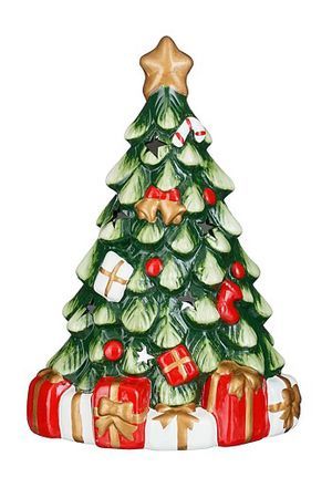 Новогодняя фигурка ЁЛКА-ПРАЗДНИК, керамика, 27 см, Edelman