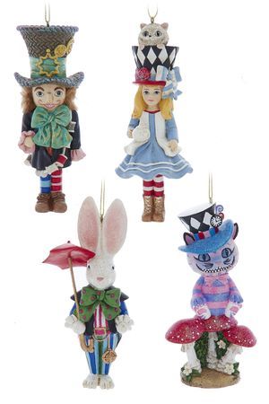 Набор ёлочных игрушек ЧУДЕСА НАЧИНАЮТСЯ!, полистоун, 13 см, 4 шт., Kurts Adler