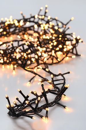 Светодиодная гирлянда Koopman Snake Comfort Basic, 1000 тёплых белых LED-огней с мерцанием, 17+3 м, зелёный ПВХ, таймер, уличная, Koopman International