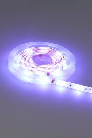 Светодиодная лента LEDSTRIP на липучке, 150 RGB/холодных белых/тёплых белых LED-огней, 5+1.5 м, контроллер, диммер, ПДУ, уличная, Koopman International