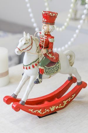 Декоративная фигурка ЩЕЛКУНЧИК ВСАДНИК, полистоун, 25 см, Winter Deco