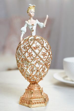 Декоративная шкатулка ЛЕДИ 'РОКОКО' С СЕКРЕТОМ, полистоун, 21 см, Goodwill