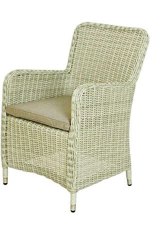 Садовое кресло из искусственного ротанга БЕРКШИР,  серо-оливковое, Kaemingk