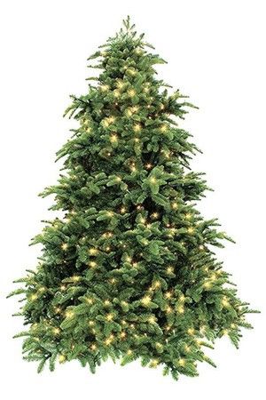 Искусственная елка с лампочками Нормандия 305 см, 1144 теплых белых ламп, ЛИТАЯ + ПВХ, Triumph Tree