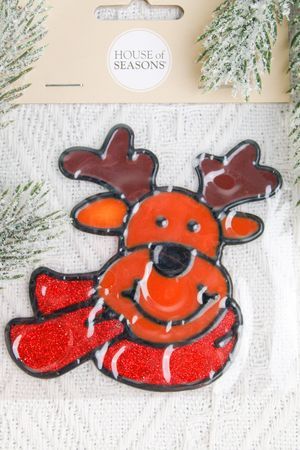 Наклейка для декорирования окна РАДУШНЫЙ ОЛЕНЬ, 10 см, Edelman