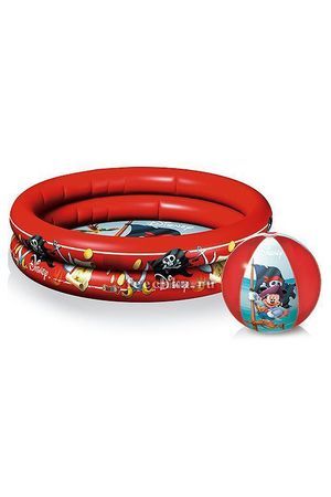 Надувной бассейн и пляжный мяч ПИРАТ МИККИ, 