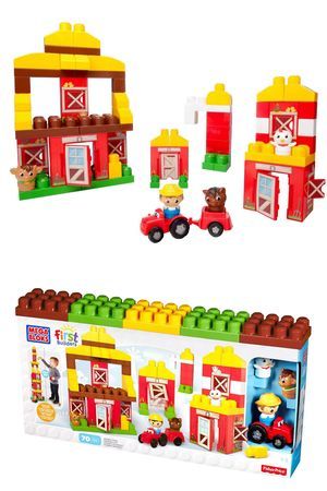 Игровой набор ВЕСЁЛАЯ ФЕРМА, 70 элементов, 