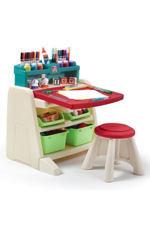 Набор раскладной детской мебели МАЛЕНЬКИЙ ГЕНИЙ, высокопрочный пластик, вес 9.5 кг, 