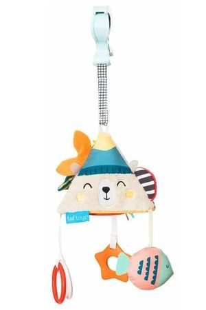 Подвесная игрушка на клипсе ПИРАМИДКА, текстиль, 12х12 см, 