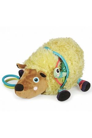 Мягкая развивающая игрушка ЁЖИК, текстиль, пластик, 14 см, 