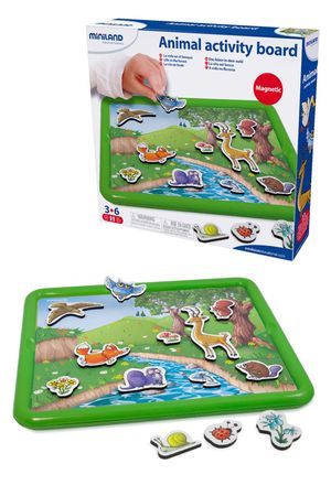 Обучающий набор с магнитно-маркерной доской ЖИВОТНЫЕ В ЛЕСУ, 