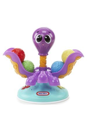 Развивающая игрушка ВРАЩАЮЩИЙСЯ ОСЬМИНОГ, пластик, 43 см, 