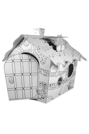 Игровой дом ФРУКТОВЫЙ ДОМИК, картон, 116х73х88 см, 