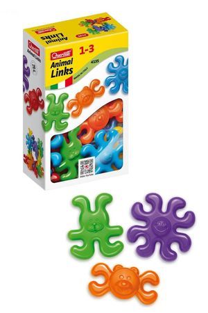 Конструктор ЦЕПОЧКА ИЗ ЖИВОТНЫХ, пластик, 