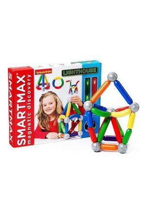 Магнитный конструктор СМАРТМАКС, базовый набор, 43х35х6 см, 