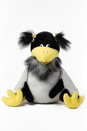 Мягкая игрушка ВОРОНА, 35 см, 