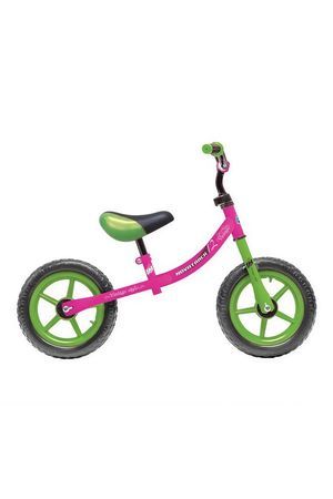 Беговел НОВАТРЕК ВИНТАЖ, розовый с зелёным, диаметр колёс 12 дюймов, 