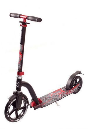 Самокат детский ЭКСПЛОР БИГ ФУТ СПОРТ, рама - алюминий, диаметр колёс 230 и 180 мм, вес 6 кг, максимальная грузка 100 кг, 