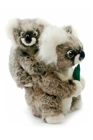 Мягкая игрушка коала с детенышем, 28 см, Ханза (Hansa)