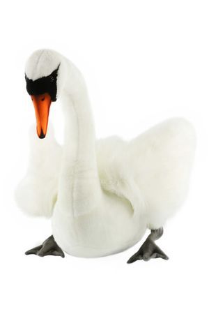 Мягкая игрушка Белый лебедь 45 см, HANSA