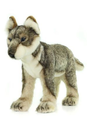 Мягкая игрушка щенок волка стоящий, 42 см, Ханза (Hansa)