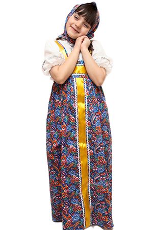 Карнавальный костюм МАРФУША, разноцветный, на рост 122-134 см, 5-7 лет, Бока