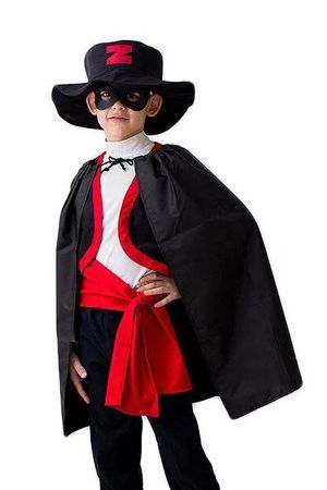 Карнавальный костюм ЗОРРО, 5-7 лет, Бока