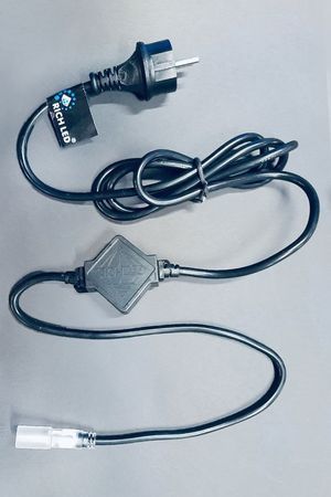Силовой провод для двухжильного дюралайта 13 мм Рич Лед (Rich Led), Рич ЛЕД (Rich LED)