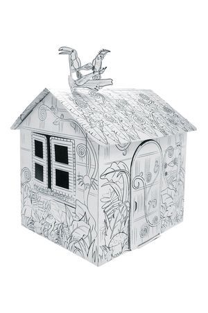 Домик-раскраска ДЖУНГЛИ, картон, 80х63х87 см, КартонХаус (CartonHouse), 