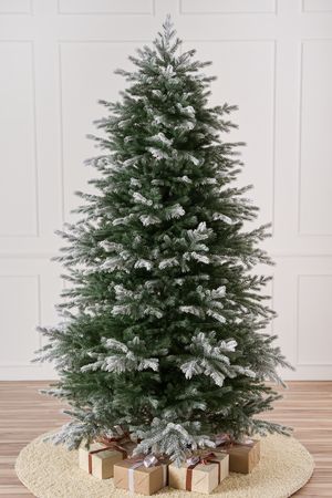 Искусственная елка Мурманская с инеем 2.55 м, ЛИТАЯ 100%, Макс Кристмас (Max Christmas)