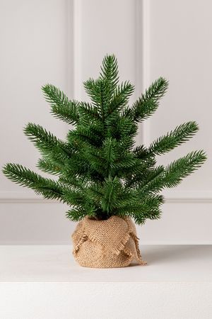 Настольная елка в мешочке Радость 30 см, ЛИТАЯ 100%, Макс Кристмас (Max Christmas)