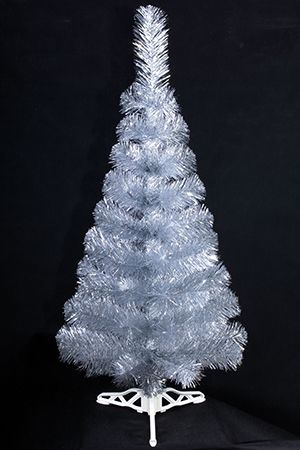 Искусственная елка СОФИЯ серебряная, настольная, (хвоя - PVC), 90 см, Ели PENERI
